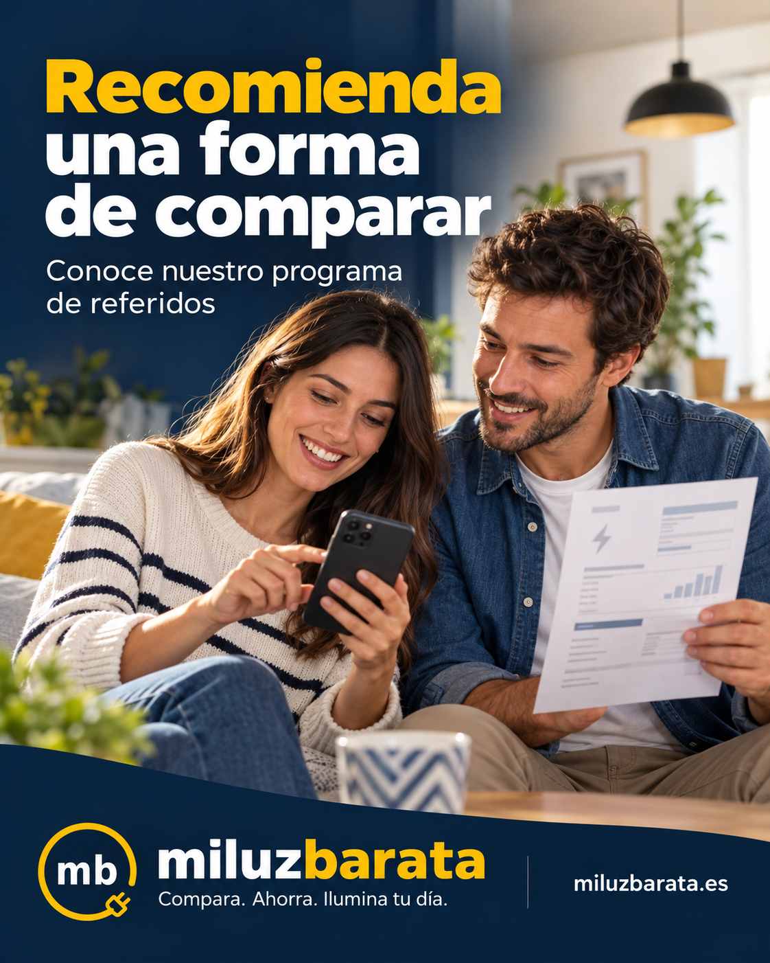 Recomienda Mi Luz Barata: programa de referidos de luz y gas